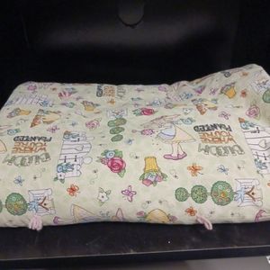 Homemade blanket fabric by Mary Engelbreit "Bloom where your planted" BUNDLE